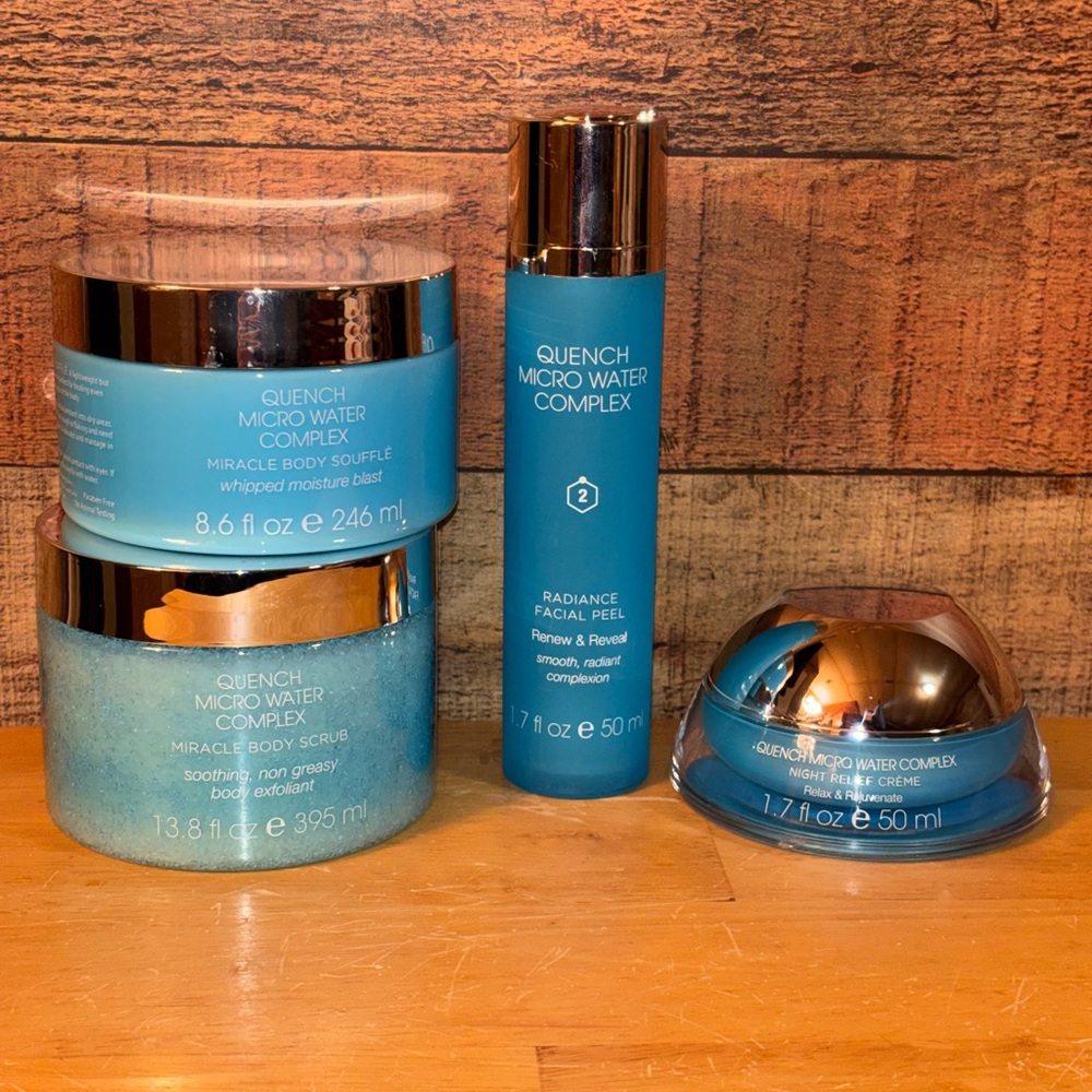 🔥 SOLD🔥Quench Micro Water Complex Hydration Skincare Set of 4 - Picture 1 of 5